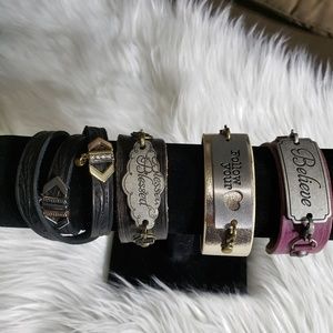 Leather bracelets